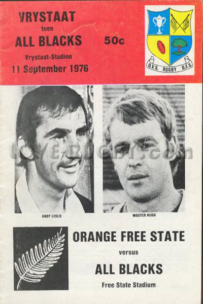 Orange Free State New Zealand 1976 memorabilia